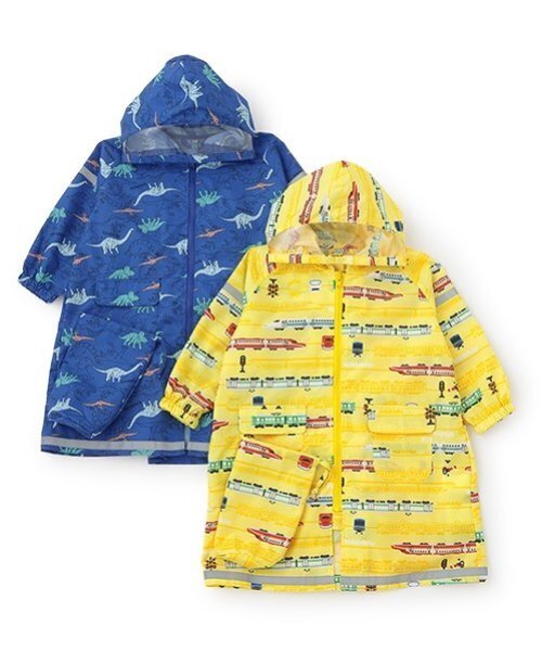 kladskap（クレードスコープ）の「総柄レインコート（レインコート/ポンチョ・キッズ・ブルー/イエロー・L(110-120cm)/M95-105）」の16枚目の写真