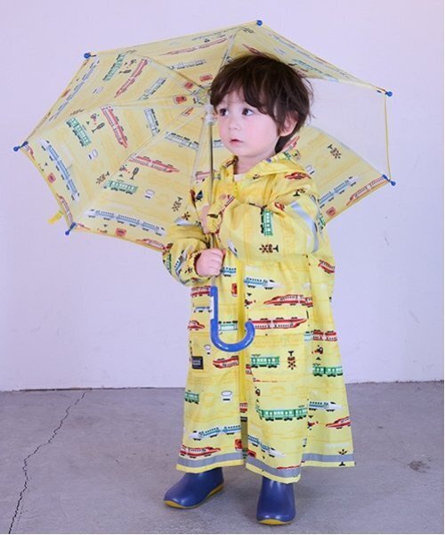 kladskap（クレードスコープ）の「総柄レインコート（レインコート/ポンチョ・キッズ・ブルー/イエロー・L(110-120cm)/M95-105）」の21枚目の写真