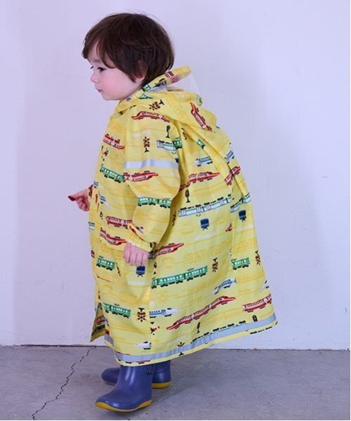 kladskap（クレードスコープ）の「総柄レインコート（レインコート/ポンチョ・キッズ・ブルー/イエロー・L(110-120cm)/M95-105）」の22枚目の写真