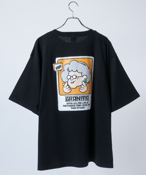 JOHN'S CLOSET（ジョンズクローゼット）の「【a】〔GRANMA/グランマ〕アソートパターンプリント ビッグシルエットTシャツ（Tシャツ/カットソー・メンズ・ライトグレー系1/ブラック系3/ブラック系1/ブラック系2/ホワイト系3/ホワイト系2/ホワイト系1/ライトグレー系2/ライトグレー系3・LARGE/MEDIUM）」の4枚目の写真