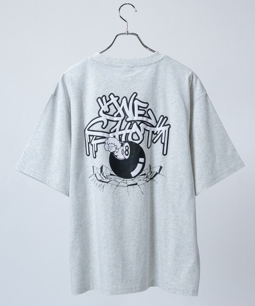 JOHN'S CLOSET（ジョンズクローゼット）の「【a】〔GRANMA/グランマ〕アソートパターンプリント ビッグシルエットTシャツ（Tシャツ/カットソー・メンズ・ライトグレー系1/ブラック系3/ブラック系1/ブラック系2/ホワイト系3/ホワイト系2/ホワイト系1/ライトグレー系2/ライトグレー系3・LARGE/MEDIUM）」の9枚目の写真