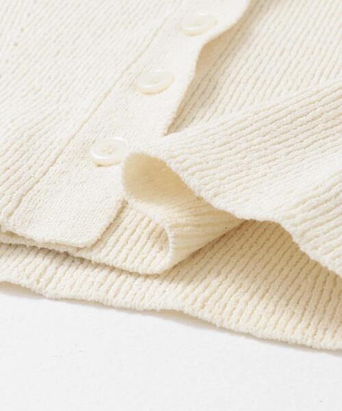 FORK&SPOON（フォークアンドスプーン）の「FORK&SPOON　ニットビスチェ（ベスト・レディース・オフホワイト/ブラック・1）」の15枚目の写真