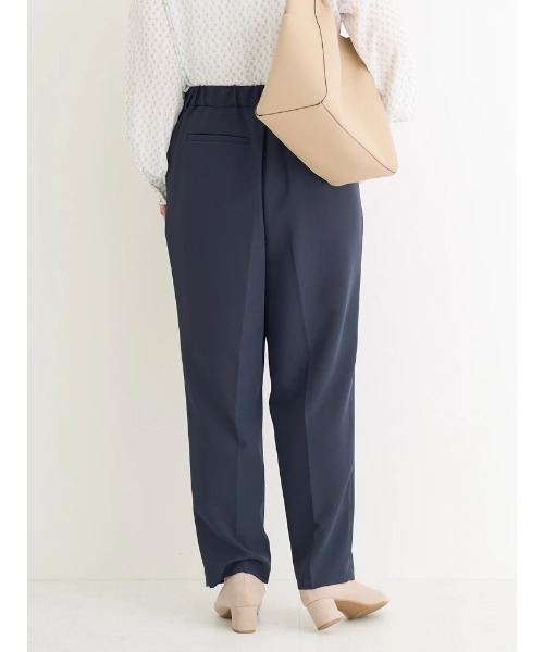 Re-J&SUPURE(リジェイアンドスプル)の「【大きいサイズ】【Wクロス】テーパードパンツ(セットアップ可)(スラックス・レディース・ベージュ/ブラック/ネイビー・XX-LARGE/X-LARGE/XXX-LARGE)」の12枚目の写真