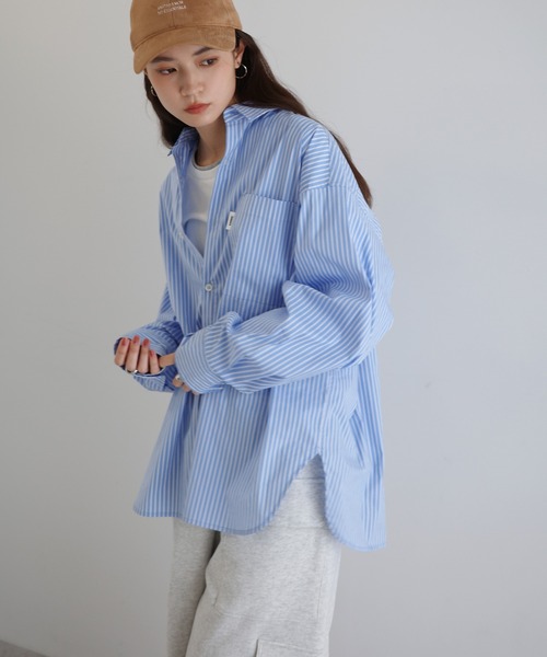 アイムプロダクト【L】長袖シャツ ストライプ 人気 激レア セール