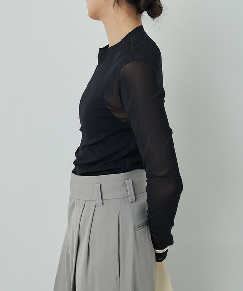 セール】【La nature linge】シアーチュールトップス（Tシャツ