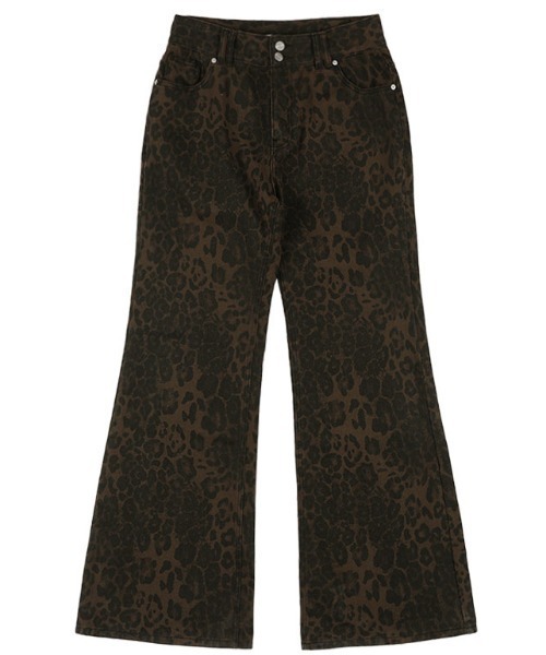 【NASTY FANCY CLUB】 Leopard Bootcut Pants★送料・関税込★ A'GEM/9 × .kom 『 FANCY CLUB/ファンシークラブ』 LEOPARD