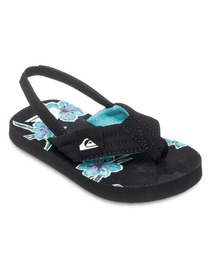 Quiksilver（クイックシルバー）の「MOLOKAI LAYBACK TODD/クイックシルバーキッズストラップ付きビーサン（ビーチサンダル）（サンダル）」