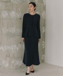 kaene（カエン）の「フレアジャケットセットワンピース［ブラック：ブラックフォーマル対応］冠婚葬祭 礼服 喪服 入学式 卒業式 七五三 お宮参り（スーツセット）」