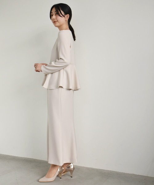 kaene（カエン）の「フレアジャケットセットワンピース［ブラック：ブラックフォーマル対応］冠婚葬祭 礼服 喪服 入学式 卒業式 七五三 お宮参り（ワンピース・レディース・ブラック/ベージュ/ネイビー・34/42/40/38/36）」の12枚目の写真