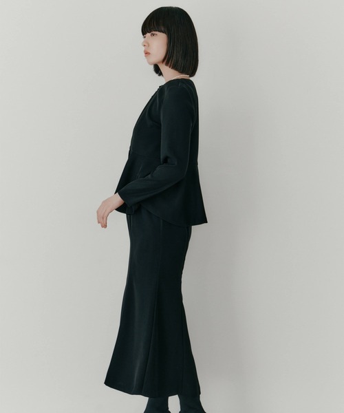 kaene（カエン）の「フレアジャケットセットワンピース［ブラック：ブラックフォーマル対応］冠婚葬祭 礼服 喪服 入学式 卒業式 七五三 お宮参り（ワンピース・レディース・ブラック/ベージュ/ネイビー・34/42/40/38/36）」の16枚目の写真