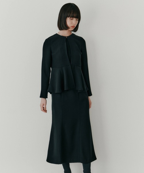 kaene（カエン）の「フレアジャケットセットワンピース［ブラック：ブラックフォーマル対応］冠婚葬祭 礼服 喪服 入学式 卒業式 七五三 お宮参り（ワンピース・レディース・ブラック/ベージュ/ネイビー・34/42/40/38/36）」の15枚目の写真