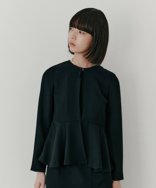 kaene（カエン）の「フレアジャケットセットワンピース［ブラック：ブラックフォーマル対応］冠婚葬祭 礼服 喪服 入学式 卒業式 七五三 お宮参り（ワンピース・レディース・ブラック/ベージュ/ネイビー・34/42/40/38/36）」の17枚目の写真