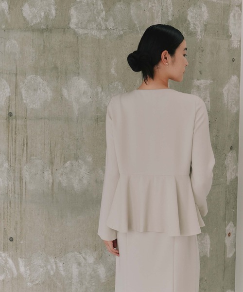 kaene（カエン）の「フレアジャケットセットワンピース［ブラック：ブラックフォーマル対応］冠婚葬祭 礼服 喪服 入学式 卒業式 七五三 お宮参り（ワンピース・レディース・ブラック/ベージュ/ネイビー・34/42/40/38/36）」の21枚目の写真