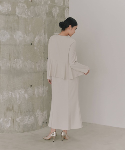 kaene（カエン）の「フレアジャケットセットワンピース［ブラック：ブラックフォーマル対応］冠婚葬祭 礼服 喪服 入学式 卒業式 七五三 お宮参り（ワンピース・レディース・ブラック/ベージュ/ネイビー・34/42/40/38/36）」の19枚目の写真