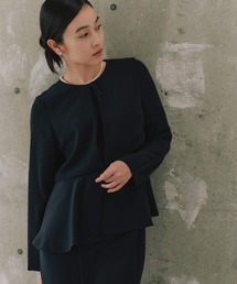 kaene（カエン）の「フレアジャケットセットワンピース［ブラック：ブラックフォーマル対応］冠婚葬祭 礼服 喪服 入学式 卒業式 七五三 お宮参り（スーツセット）」