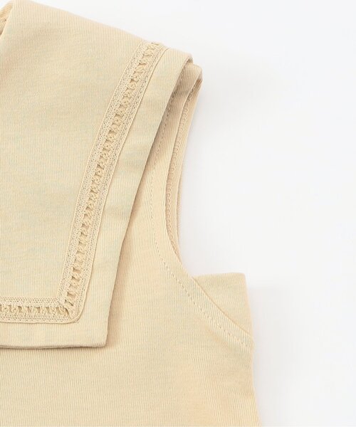 Seraph（セラフ）の「【ジュニア対応】ビックカラートップス（Tシャツ/カットソー・キッズ・ベージュ/ライトインディゴブルー/オフホワイト・80/90/100/110/120/130/140）」の13枚目の写真