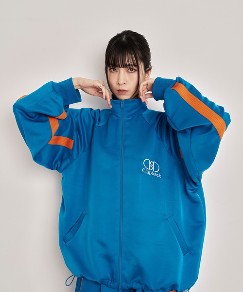 セール】【Nora Lily】Oversilhouette Line Track Jacket（T