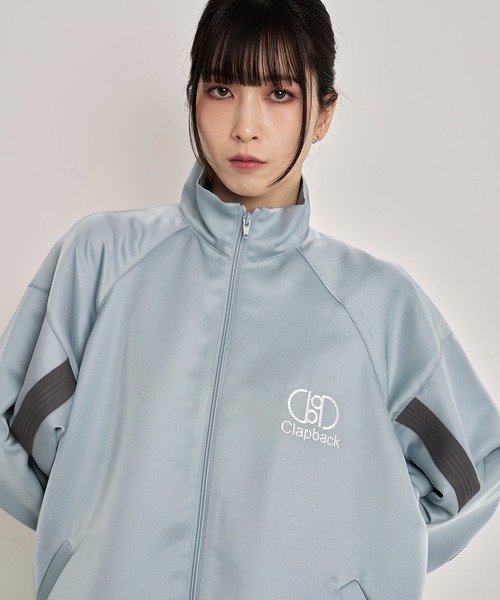 Nora Lily】Oversilhouette Line Track Jacket（Tシャツ