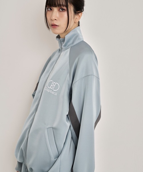 Nora Lily】Oversilhouette Line Track Jacket（Tシャツ