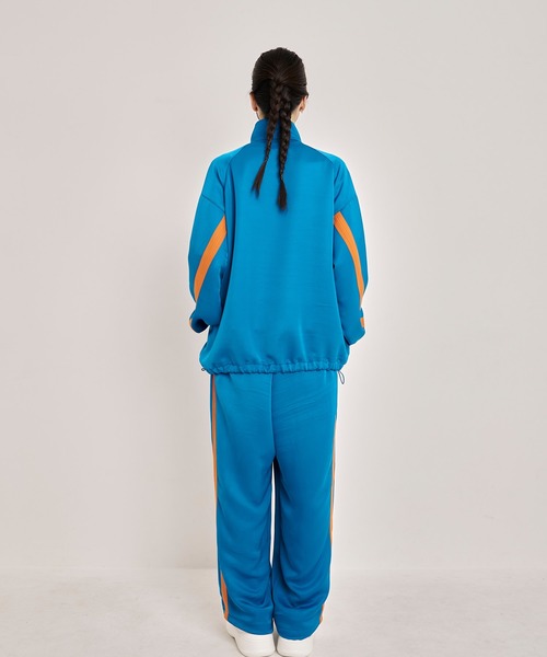 Nora Lily(ノラリリー)の「【Nora Lily】Oversilhouette Line Track Jacket(Tシャツ/カットソー・メンズ・ブルー/ブラック/ミント・FREE)」の20枚目の写真