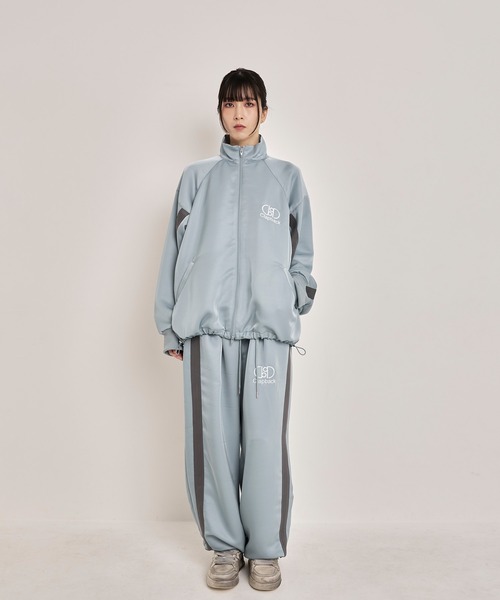 Nora Lily】Oversilhouette Line Track Jacket（Tシャツ
