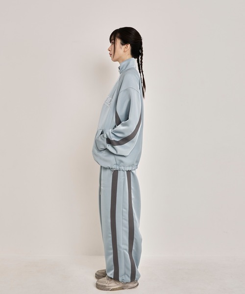 Nora Lily(ノラリリー)の「【Nora Lily】Oversilhouette Line Track Jacket(Tシャツ/カットソー・メンズ・ブルー/ブラック/ミント・FREE)」の10枚目の写真