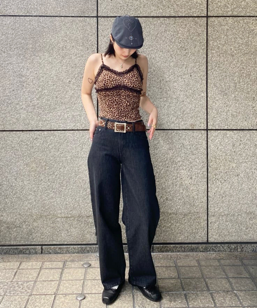 Oriens JOURNAL STANDARD（オリエンス ジャーナルスタンダード）の「ワイドベーシックデニム（デニムパンツ・レディース・ブルー系その他/ブラック/サックスブルー・38/36）」の15枚目の写真