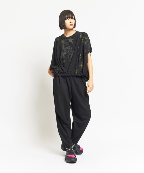 ヒムカシ　トップス セール】CAポピーJQ ヘムタックトップス（Tシャツ/カットソー
