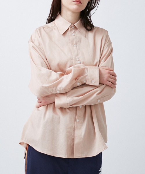 M TO R（ムウトアール）の「BUTTON OVERSIZE SHIRTS（シャツ/ブラウス・レディース・ホワイト/ブラック/ピンク系その他・38/40）」の22枚目の写真