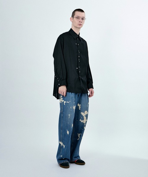 M TO R（ムウトアール）の「BUTTON OVERSIZE SHIRTS（シャツ/ブラウス・レディース・ホワイト/ブラック/ピンク系その他・38/40）」の8枚目の写真