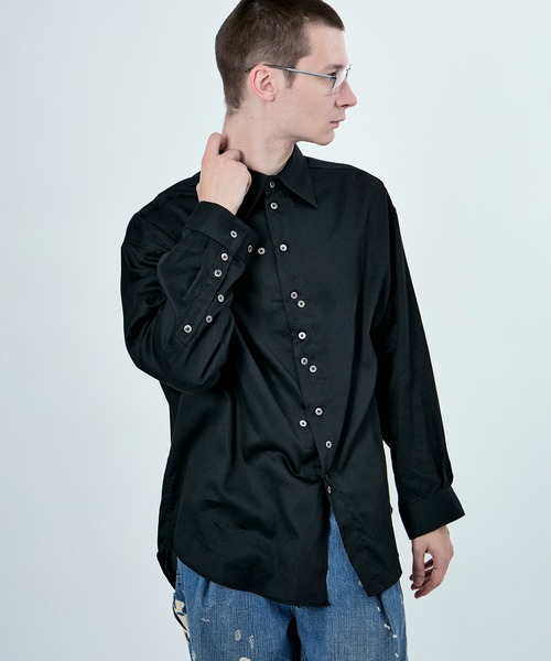 M TO R（ムウトアール）の「BUTTON OVERSIZE SHIRTS（シャツ/ブラウス・レディース・ホワイト/ブラック/ピンク系その他・38/40）」の7枚目の写真