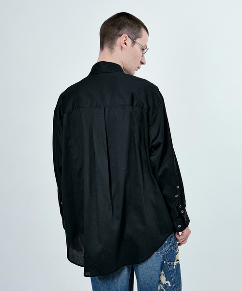 M TO R（ムウトアール）の「BUTTON OVERSIZE SHIRTS（シャツ/ブラウス・レディース・ホワイト/ブラック/ピンク系その他・38/40）」の12枚目の写真