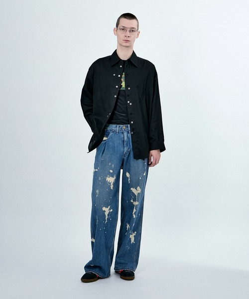 M TO R（ムウトアール）の「BUTTON OVERSIZE SHIRTS（シャツ/ブラウス・レディース・ホワイト/ブラック/ピンク系その他・38/40）」の5枚目の写真
