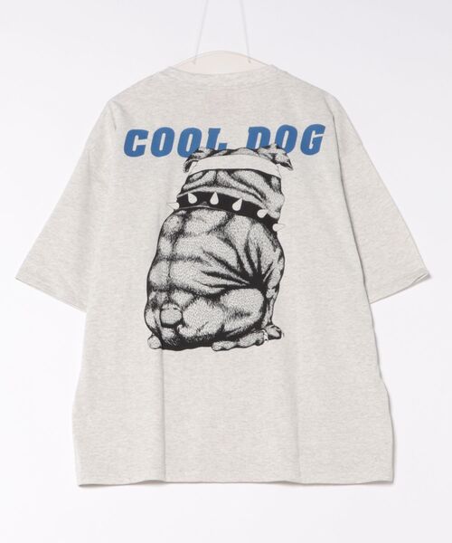 CORISCO（コリスコ）の「アニマルCOOL柄Tシャツ(M1)（Tシャツ/カットソー・メンズ・グレー系1/キナリ/ホワイト系2/グレー系2/オートミール/ホワイト系1・MEDIUM/LARGE/X-LARGE）」の10枚目の写真