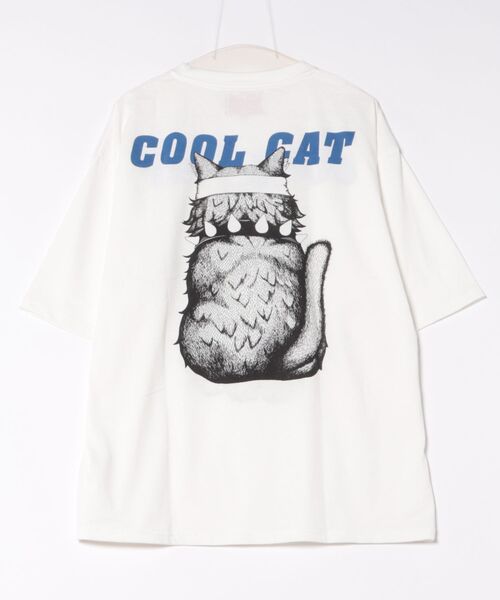 CORISCO（コリスコ）の「アニマルCOOL柄Tシャツ(M1)（Tシャツ/カットソー・メンズ・グレー系1/キナリ/ホワイト系2/グレー系2/オートミール/ホワイト系1・MEDIUM/LARGE/X-LARGE）」の15枚目の写真