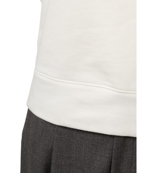 Mila Owen（ミラオーウェン）の「ショート丈半袖グラフィックトレーナー（Tシャツ/カットソー・レディース・ホワイト/ネイビー/ブルー・FREE）」の6枚目の写真