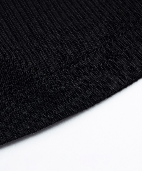 HOOK(フック)の「【HOOK】for girls レース×ロゴプリントホルターネックトップス (SS)(キャミソール・レディース・ブラック/ホワイト・MEDIUM/LARGE)」の8枚目の写真