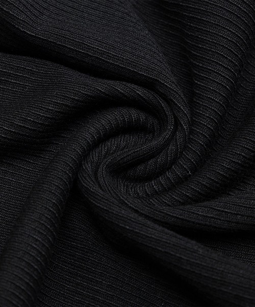 HOOK(フック)の「【HOOK】for girls レース×ロゴプリントホルターネックトップス (SS)(キャミソール・レディース・ブラック/ホワイト・MEDIUM/LARGE)」の9枚目の写真