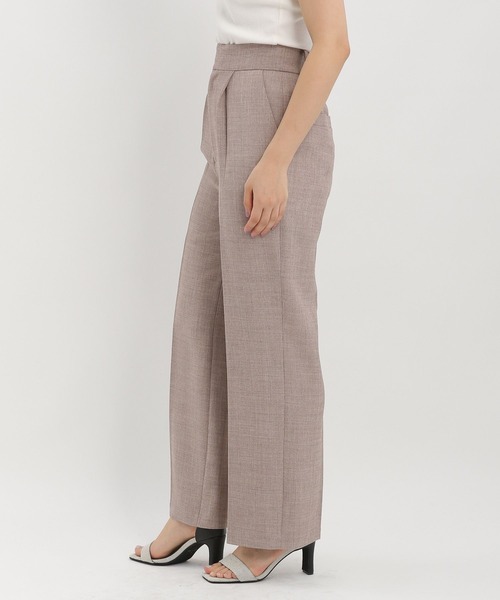 Andemiu（アンデミュウ）の「アサチョウストレートパンツ450906（スラックス・レディース・ベージュ/ブラウン/グレー・SMALL/MEDIUM）」の20枚目の写真