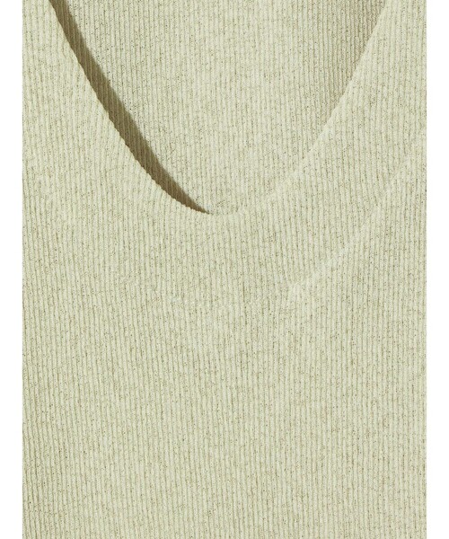 MIDIUMISOLID(ミディウミソリッド)の「MIDIUMISOLID for Ladies シアーアンサンブル(Tシャツ/カットソー・レディース・カーキ/オフホワイト/ブラック・FREE)」の6枚目の写真