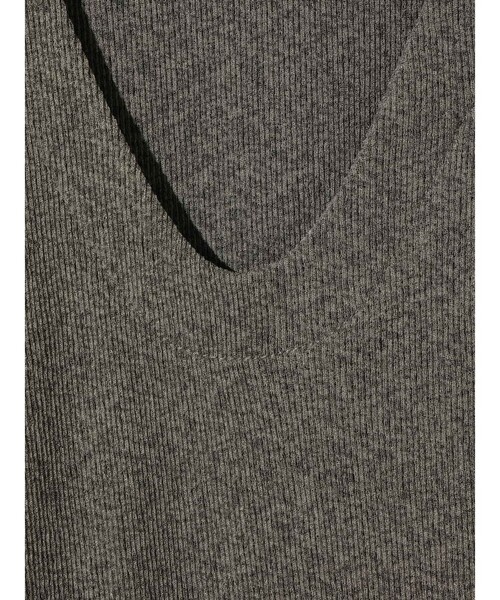 MIDIUMISOLID(ミディウミソリッド)の「MIDIUMISOLID for Ladies シアーアンサンブル(Tシャツ/カットソー・レディース・カーキ/オフホワイト/ブラック・FREE)」の7枚目の写真