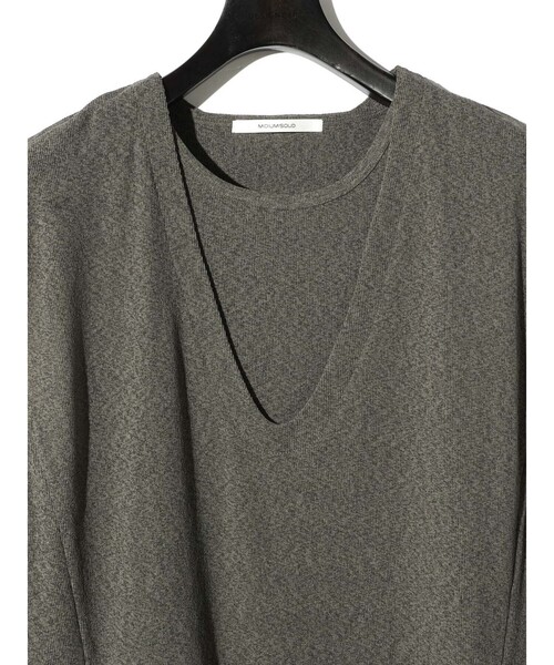 MIDIUMISOLID(ミディウミソリッド)の「MIDIUMISOLID for Ladies シアーアンサンブル(Tシャツ/カットソー・レディース・カーキ/オフホワイト/ブラック・FREE)」の17枚目の写真