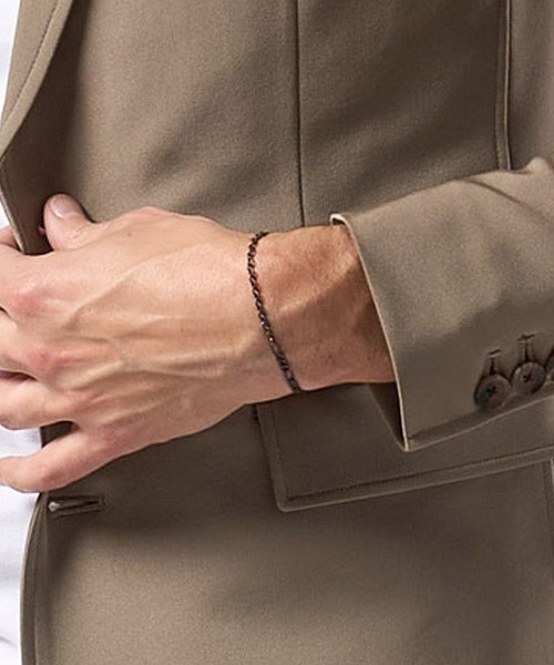 wjk（ダヴルジェイケイ）の「ab1768-IVXLCDM×wjk slim chain bracelet チェーンブレスレット（ブレスレット・メンズ・ブラック系その他・FREE）」の15枚目の写真