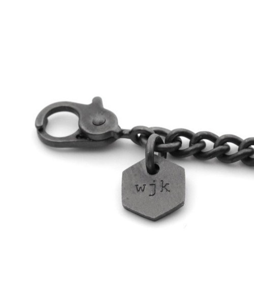 wjk（ダヴルジェイケイ）の「ab1768-IVXLCDM×wjk slim chain bracelet チェーンブレスレット（ブレスレット・メンズ・ブラック系その他・FREE）」の5枚目の写真
