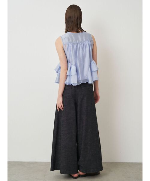 ELENDEEK（エレンディーク）の「ハイウエストワイドパンツ（その他パンツ・レディース・ブラウン/ブラック・02/01）」の14枚目の写真