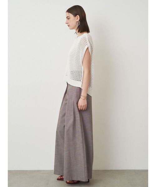 ELENDEEK（エレンディーク）の「ハイウエストワイドパンツ（その他パンツ・レディース・ブラウン/ブラック・02/01）」の19枚目の写真