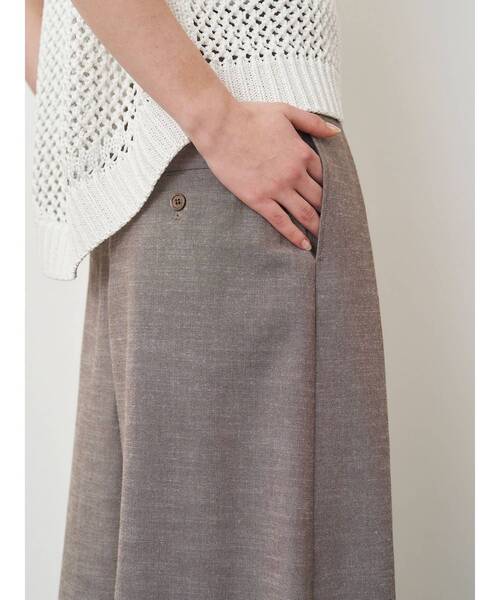 ELENDEEK（エレンディーク）の「ハイウエストワイドパンツ（その他パンツ・レディース・ブラウン/ブラック・02/01）」の21枚目の写真