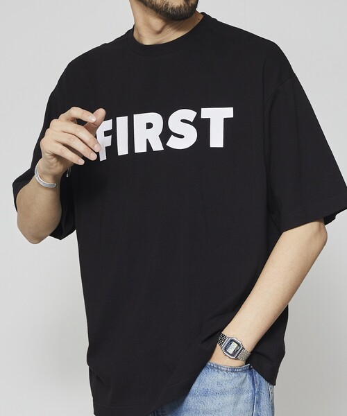Firsthand（ファーストハンド）の「Firsthand/ファーストハンド 6オンス フロントロゴプリント クルーネックTシャツ / プリントTシャツ FIRST（Tシャツ/カットソー・メンズ・チャコールグレー/ブラック/ホワイト・L/M）」の15枚目の写真