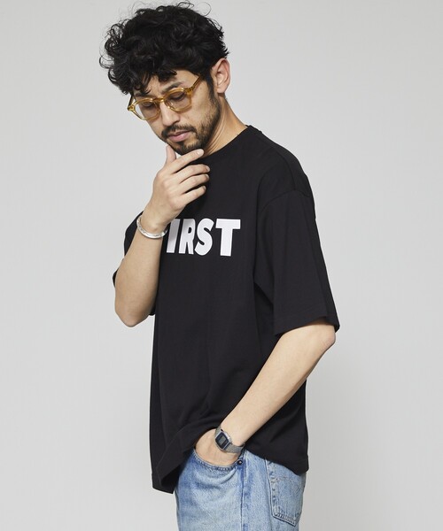 Firsthand（ファーストハンド）の「Firsthand/ファーストハンド 6オンス フロントロゴプリント クルーネックTシャツ / プリントTシャツ FIRST（Tシャツ/カットソー・メンズ・チャコールグレー/ブラック/ホワイト・L/M）」の17枚目の写真