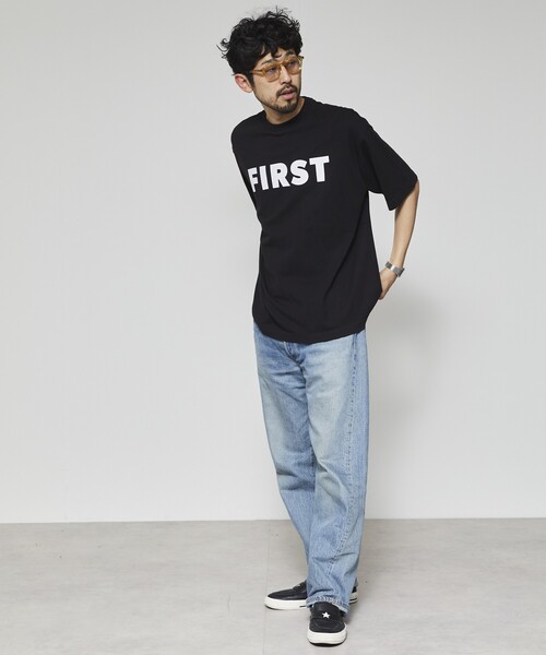 Firsthand（ファーストハンド）の「Firsthand/ファーストハンド 6オンス フロントロゴプリント クルーネックTシャツ / プリントTシャツ FIRST（Tシャツ/カットソー・メンズ・チャコールグレー/ブラック/ホワイト・L/M）」の19枚目の写真